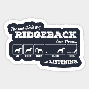 Ridgeback Sticker